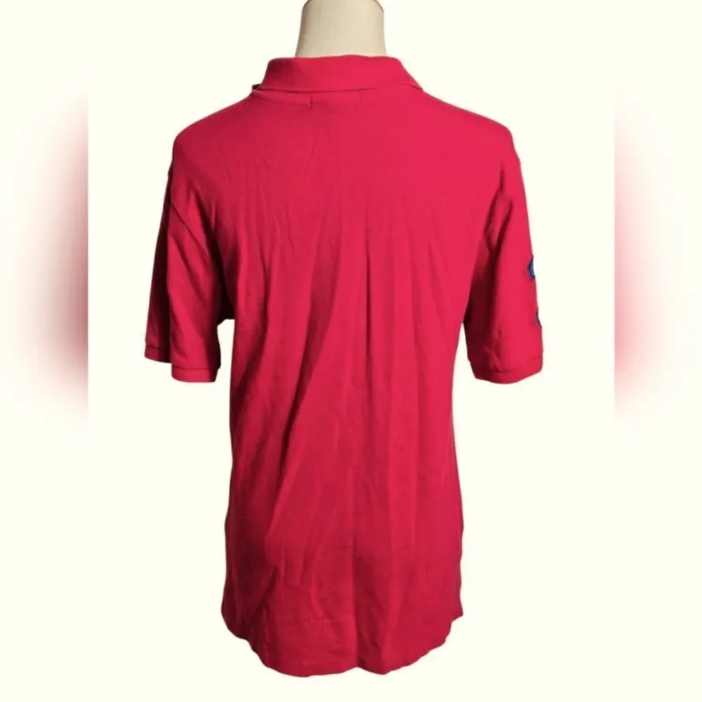 Polo Ralph Lauren Red Polo Shirt Classic Sporty Design